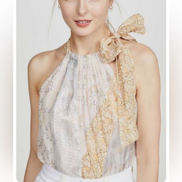 Rebecca Taylor Sleeveless Daffodil Tank Size medium - Picture 9 of 16